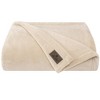 American Soft Linen Turkish Bedding Fleece Blanket, Oversized Plush, Soft and Cozy Warm Fleece Blanket for Couch and Sofa - 3 of 4