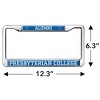 Presbyterian College Alumni Full Size Standard License Plate Metal Frame - 4 of 4