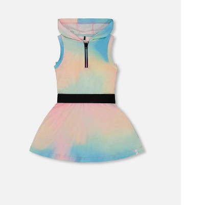 multicolored tie dye