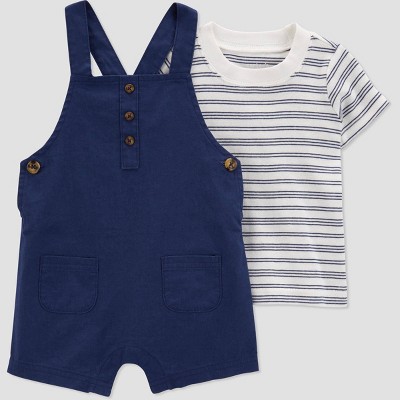 Carter's Just One You® Baby Boys' Striped Undershirt & Bottom Set ...
