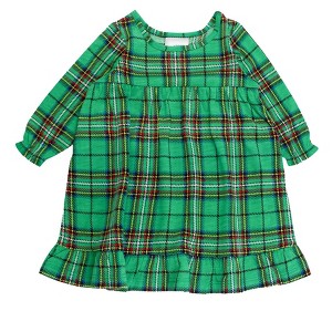 RuffleButts Girls Holiday Pajama Night Gown - 1 of 2