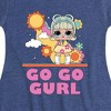 Girls' - LOL Surprise! - Go Go Gurl Fit & Flair Cap Sleeve Dress - 2 of 3