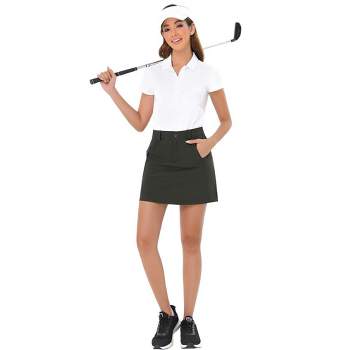 Women's Solid Color Golf Hiking Skirt