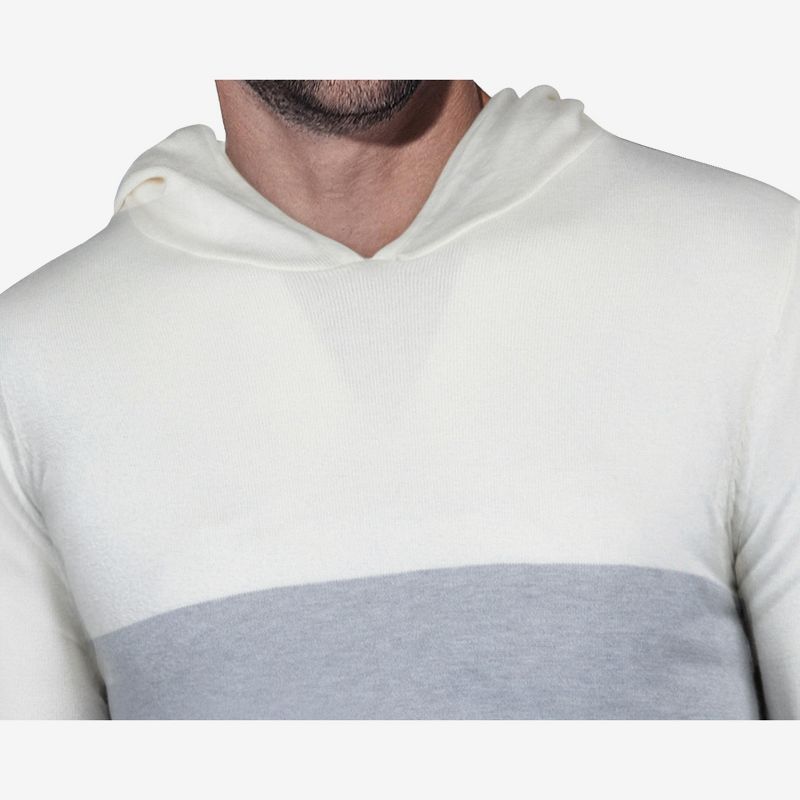 X RAY Men's Hooded Long Sleeve Sweatshirt Solid Casual Pullover Hoodie Sweater, 3 of 6