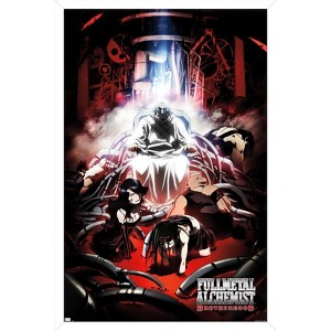 Trends International Fullmetal Alchemist: Brotherhood - Key Art 3 Framed Wall Poster Prints - 1 of 4
