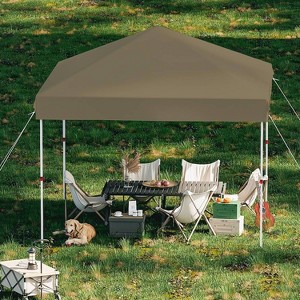GustoWave 10x20 Ft Portable Waterproof Pop-Up Canopy Tent for Camping - 1 of 4