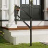 FUFU&GAGA Black Metal Stair Handrail for Indoor & Outdoor Use - 2 of 4