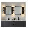 KAISITE LED Dimmable Crystal Wall Sconce Black Flush Mount Wall Lamp - 4 of 4
