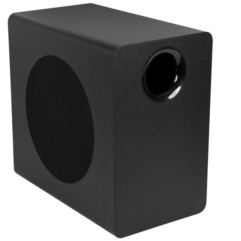 Monoprice CSW-10: 10" 200-Watt Compact Subwoofer, High-Level Speaker Inputs, Crossover Setting, RCA Inputs, 2 of 7