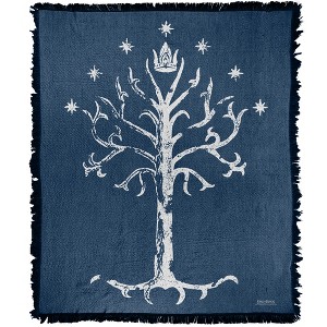 Lord Of The Rings Tree Of Gondor Blanket 50"x60" Woven Tapestry - 1 of 4