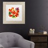 Trademark Fine Art - Jenny Frean Floral Fantasy Matted Framed Art - 2 of 4