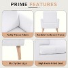 Home Imports Emporium Teddy Fleece Accent Chair for Living Room in White - 4 of 4