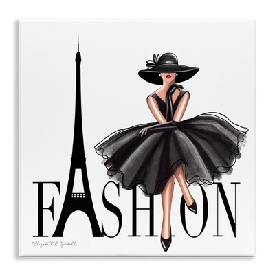 Stupell Industries Parisian Fashion Illustration, 12" x 12"