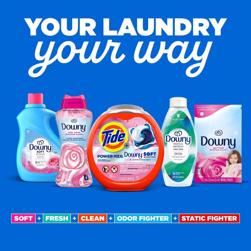 Tide April Fresh Power Pods with Downy HE Compatible Laundry Detergent Pacs, 3 of 11
