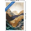 Trends International Reinders: Abstract - Autumn Mountains Unframed Wall Poster Print Clear Push Pins Bundle 22.375" x 34" - 3 of 4