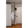 Vynxaria Black Adjustable Clothes Drying Rack - Indoor Tension Rod Organizer - 4 of 4