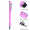 Unique Bargains Metal Black Ink Medium Point 2 in 1 Ballpoint Pen with Screen Touching Tip Style 1 12 Pcs - 4 of 4