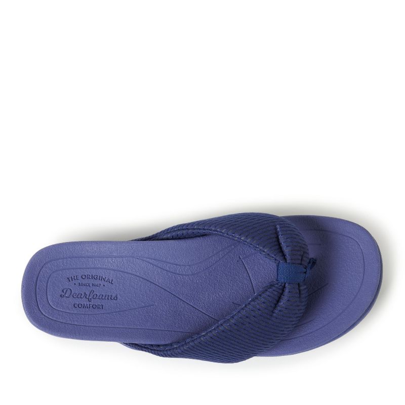 Dearfoams Women's Low Foam Thong Sandal, 5 of 6