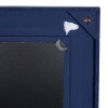 Wood Wall Mirror with Knot Detailing Blue - Olivia & May: Nautical Style, Rectangular, No Assembly Required - 3 of 4