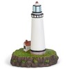 Dicksons Weathered White Lighted Lighthouse 5 inch Resin Decorative Tabletop Figurine - 3 of 4