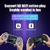 Voacle RG353P Handheld Game Console,Support 5G WiFi 4.2 Bluetooth Dual OS,Linux System RK3566 Chip Built-in 64G SD Card 4452 Games(Transparent Black) - 3 of 4