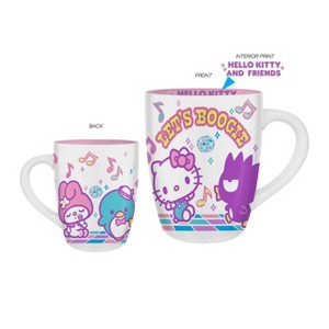 Silver Buffalo Hello Kitty Let's Boogie 25oz Jumbo Curved Ceramic Mug - 1 of 1