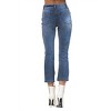 Women's Dacia Embellished Heart Cut Out Denim Ankle Jeans - Blue B - 3 of 4