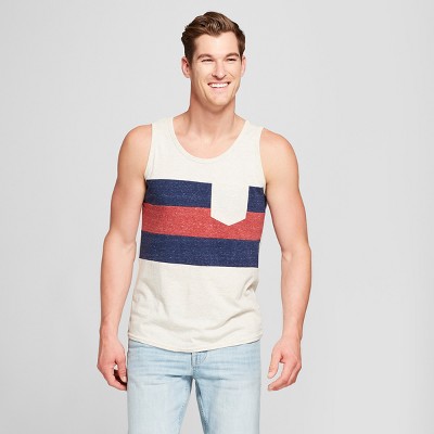 Mens Standard Fit Americana Tank Top - Goodfellow & Co™ White S