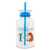 Silver Buffalo Disney Pixar Ratatouille Gusteau's Glass Milk Bottle With Straw | Hold 15 Ounces - 2 of 4