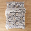 Santa Fe Duvet Set - Grey, Cream & Tan - Levtex Home - 3 of 4