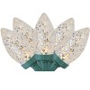 Northlight LED Faceted C7 Christmas Lights - Warm White - 66' Green Wire - 100ct - 2 of 3
