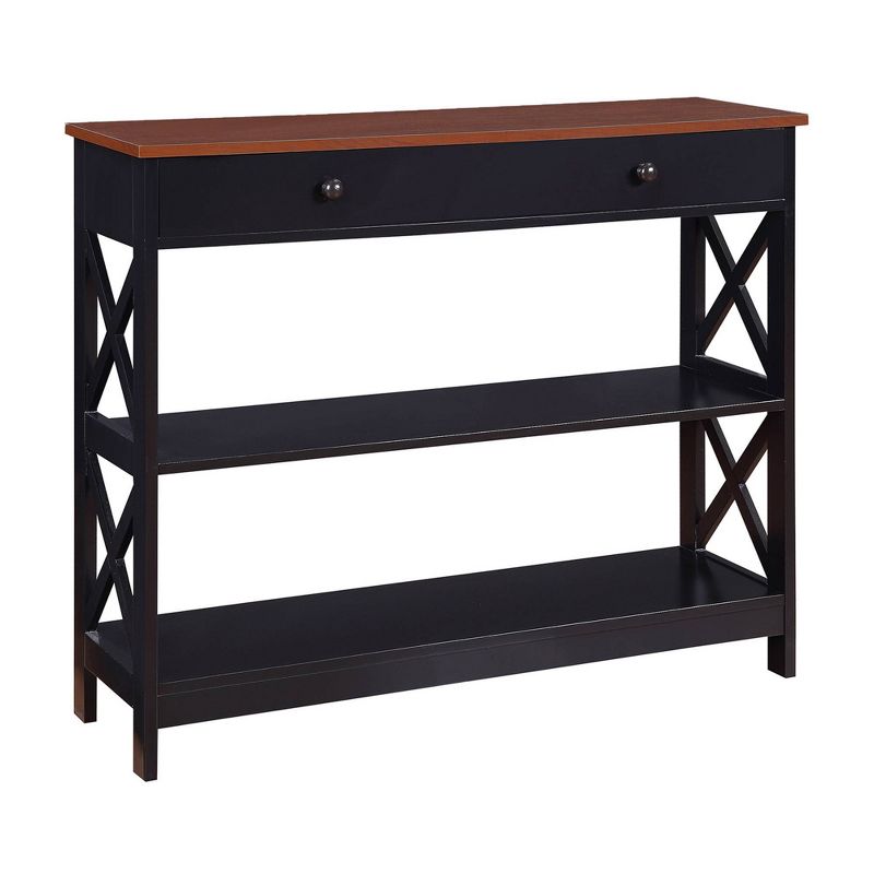 Breighton Home Xavier Console Table with Open Shelves and Drawer, 1 of 13