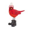 Melrose Santa Boot Cardinal Bird Figurine (Set of 3) - 2 of 4