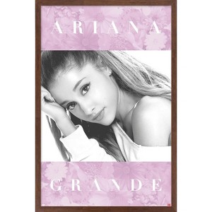 Trends International Ariana Grande - Floral Framed Wall Poster Prints - 1 of 4
