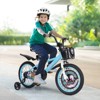 Infans Rabbit Pilot Sporty Kids Bike, 16 Inch Child Bike for 4-7 Years Old with Adjustable Height, Training Wheels, Handbrake & Coaster Brake, Blue - 3 of 4