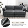 Dovelina White Modular Convertible Sectional Sofa Bed Set, 4 Seat Upholstered Sleeper, Deep-Seat Loveseat - 2 of 4