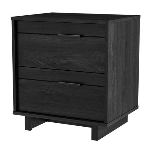 Bilbao Nightstand Gray Oak South Shore Target