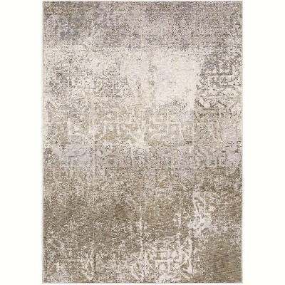 Oriental Weavers Nebulous 1330E Ivory/ Grey Indoor Area Rug - 3'3" x 5'