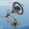 HTUTWOO Car Mount Magnetic Phone Holders, 720° Rotatable Folding Car Bracket, Universal Automobile Cradle Fit for All Smartphones - 2 of 4