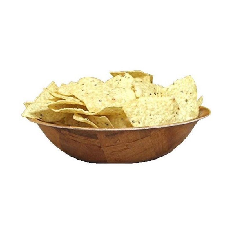 Winco Wooden Woven Salad Bowl - Pack of 1, 3 of 4