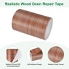 Unique Bargains Self Adhesive Realistic Wood Grain Durable Multi Use Masking Tape 1 Pc - 2 of 4