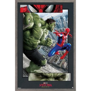 APPLEBUM MARVEL　限定コラボ A1ポスター　額縁付　2枚セット Trends International Marvel Spider-Man: Brand New Day (2026) - Eye