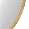 Travis Round Wood Accent Wall Mirror - Kate and Laurel All Things Decor - image 3 of 4