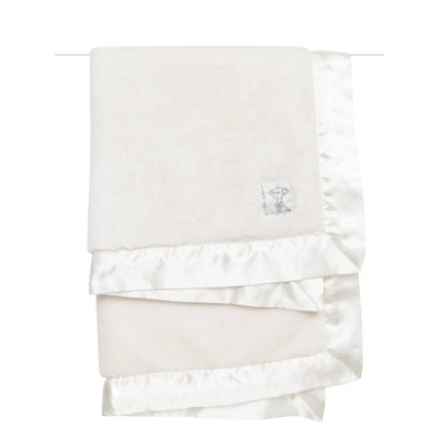 Little Giraffe Posh Mink Baby Blanket - Cream