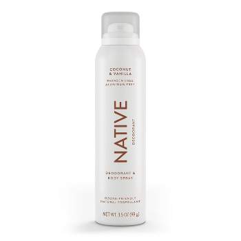 Native Coconut & Vanilla Deodorant Spray - 3.5oz