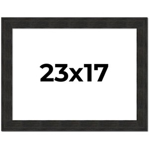 PosterPalooza | Contemporary Black Picture Frame - UV Acrylic, Backing Board, Hanging Hardware Included - 1 of 4