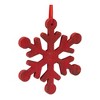 Melrose Fir Wood Snowflake Ornament (Set of 12) - 2 of 4
