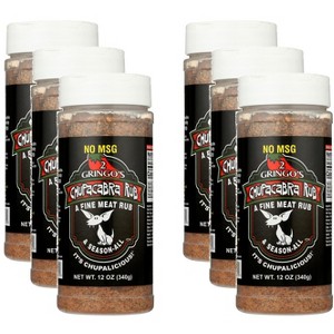 2 Gringos Chupacabra Seasoning No MSG Rub - Pack of 6 - 12  OZ - 1 of 2