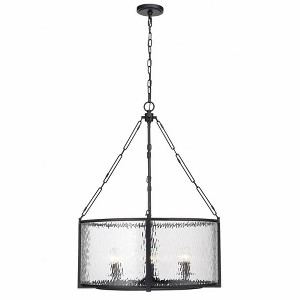 Z-Lite Barrington 6 - Light Chandelier in  Matte Black - 1 of 4