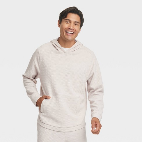 Boys' Fleece Hooded Sweatshirt - All In Motion™ Light Gray L : Target